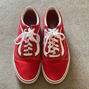 Mens Red Vans
